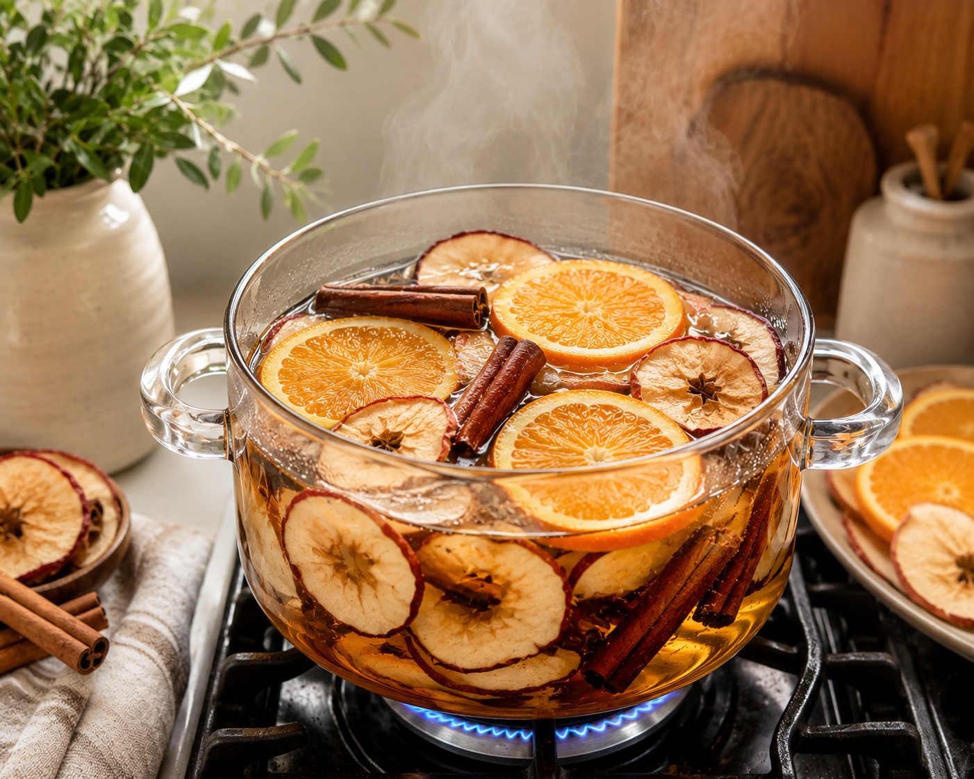Fall Simmer Potpourri | Cozy Autumn Home Fragrance | Natural Seasonal Simmer Kit
