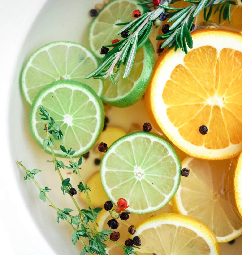 Lemon Blossom Simmer Potpourri Kit | Natural Lemon Vanilla Rosemary Fragrance